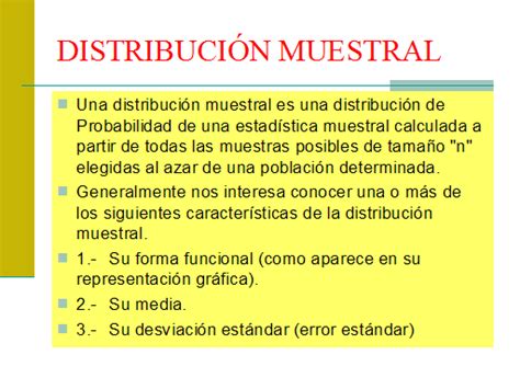 Distribución muestral