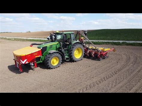 Vaderstad Tempo V Siew Kukurydzy 2020 John Deere 6195r YouTube