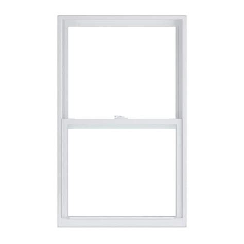 American Craftsman 275 In X 45 In 50 Series Low E Argon Glass Single Hung White Vinyl