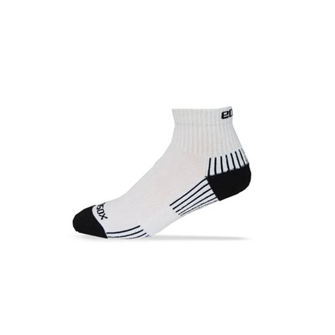 Ecosox Diabetic Bamboo Quarter Socks White Black Lg Adw Diabetes