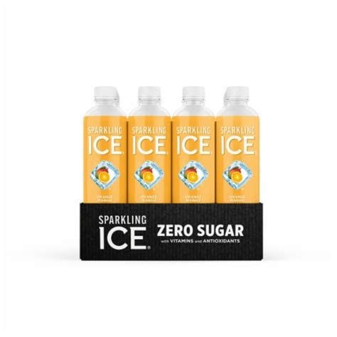 Sparkling Ice Orange Mango Flavored Sparkling Bottled Water 12 Ct