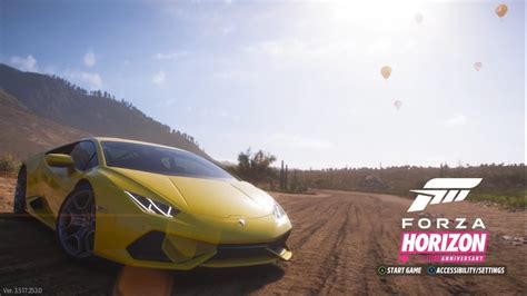 Updated Fh Title Screen Recreated In Fh Forza Horizon Th