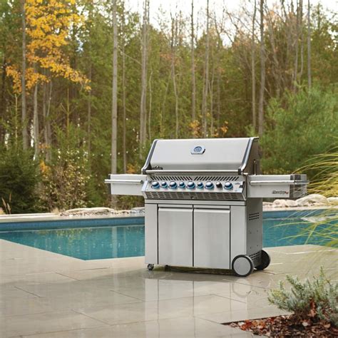 Napoleon Prestige Pro Propane Gas Grill With Infrared Rear Burner