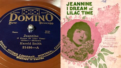 Harold Smith Jeannine I Dream Of Lilac Time Rpm Domino