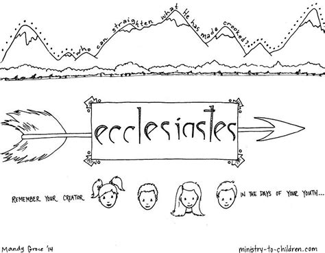 Ecclesiastes Printable Sundayschoolist