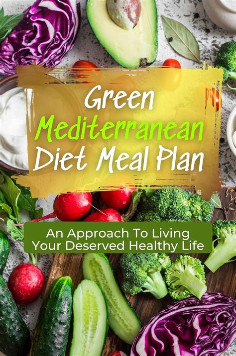 Green Mediterranean Diet Meal Plan Printable Pin On Mediterranean Diet