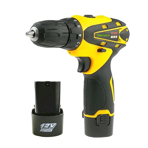 12 Volts Cordless Drill Screwdriver Rechargeable Mini Battery Electric