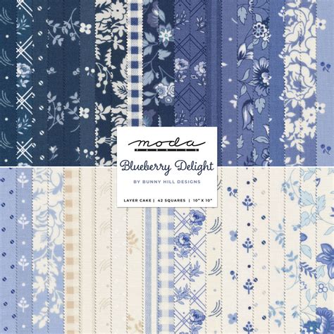 Blueberry Delight Layer Cake By Bunny Hill Designs For Moda Fabrics