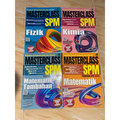 Buku Rujukan Masterclass Spm Shopee Malaysia