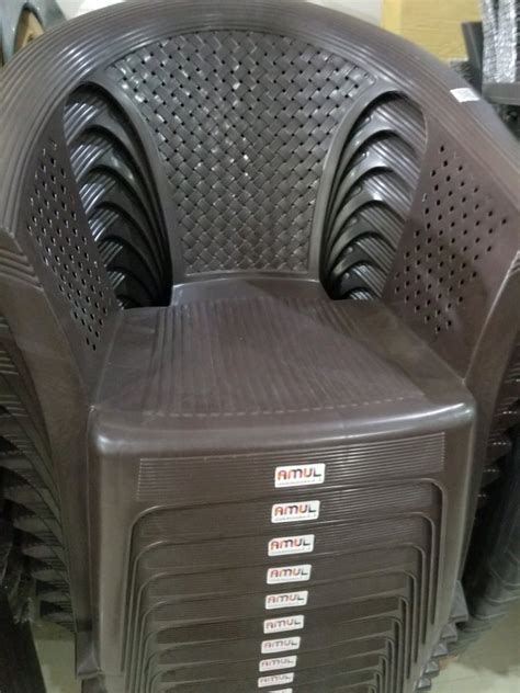 Grey Plastic Chair With Armrest At Rs 549 In Mohali ID 24636859397