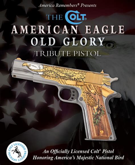 Colt® American Eagle Old Glory Tribute Pistol America Remembers