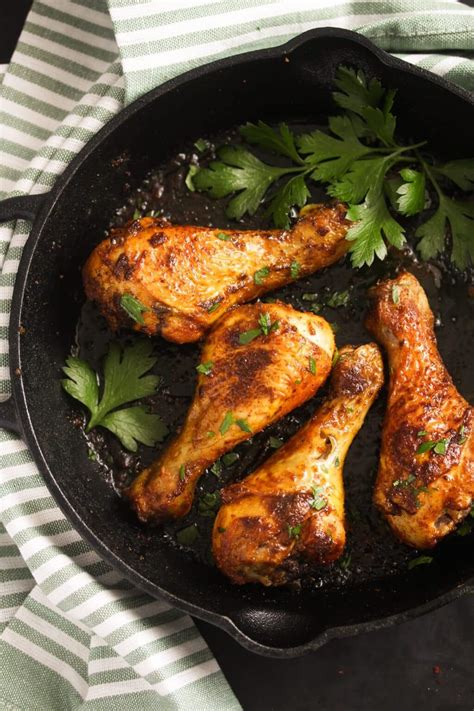 Cast Iron Skillet Chicken Drumsticks Chicken Legs Where Is My Spoon