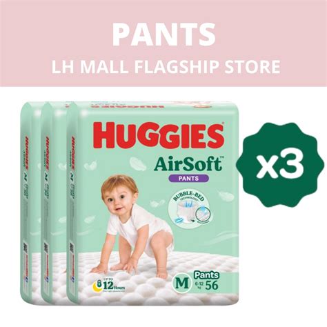 Carton Packs Huggies Airsoft Pants Super Jumbo Pack M L