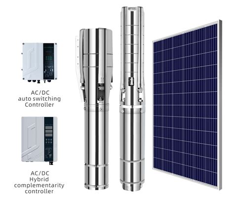 MPPT Controller Submersible AC DC Brushless Deep Well Solar Pump