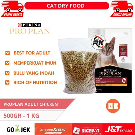 Jual Proplan Adult Chicken Kg Cat Food Pro Makanan Kucing Dewasa