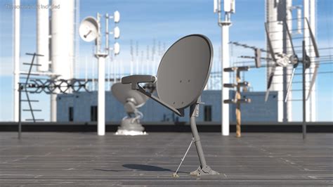 Home Satellite Dish Antenna 3d Model 39 3ds Blend C4d Fbx Max Ma Lxo Obj Free3d