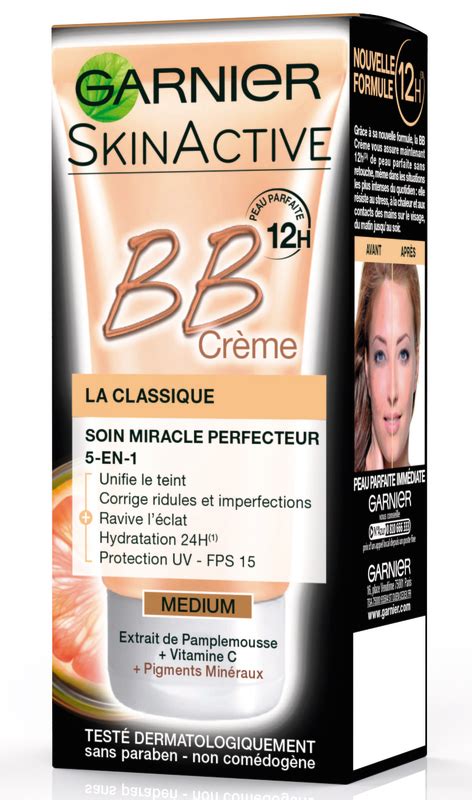 3600541116153 Garnier SkinActive BB CRÈME MÉDIUM Garnier 4 vendeurs