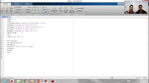 Metodo De Euler En Matlab Youtube