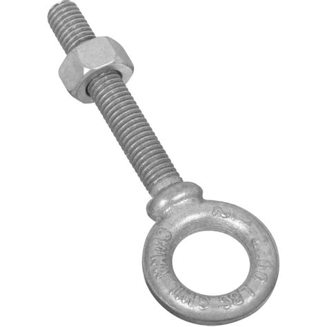 National Hardware 12 In Galvanizeduncoated Coarse Thread Eye Bolt In