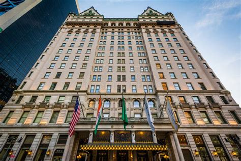 The Plaza Hotel In Midtown Manhattan New York City Editorial Stock