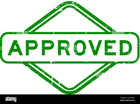 Job Application Approved Stamp Stock Vector Images Alamy