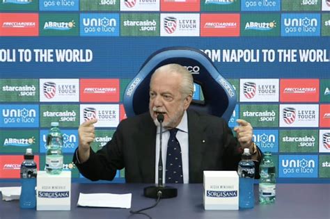 De Laurentiis Vuole Entro Giorni Lo Stadio Di Napoli O Minaccia Di