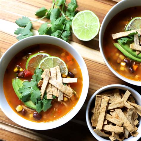 Chicken Tortilla Soup Recipe | She Wants To Be Good