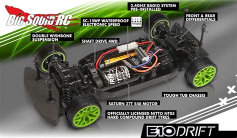 Hpi E Drift Vaughn Gittin Jr Monster Energy Nitto Tire Ford Mustang