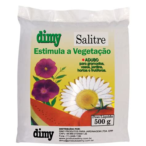 Adubo Fertilizante Salitre Estimula a Vegetação Mineral Simples