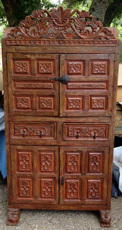 19th Century Spanish Colonial Armoire Armario Chest Spanish Furniture