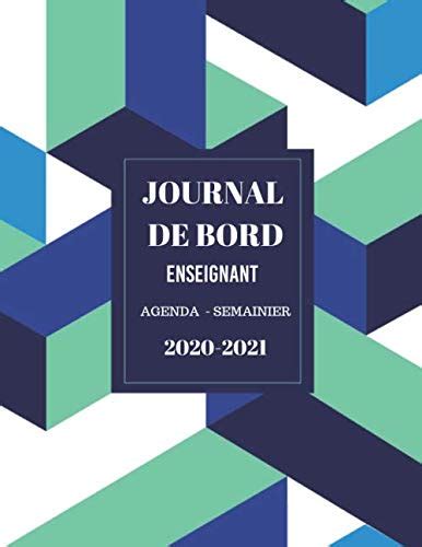 Journal De Bord Enseignant Agenda Semainier 2020 2021 Organiseur