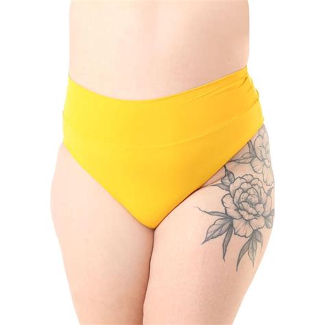 Calcinha De Biqu Ni Avulso Hot Pants Amarelo Amarelo