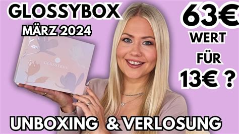 Glossybox M Rz Unboxing Verlosung Youtube