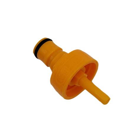 Yellow Liquid / Gas Ball Lock Cap - Kegland | Beer Grains