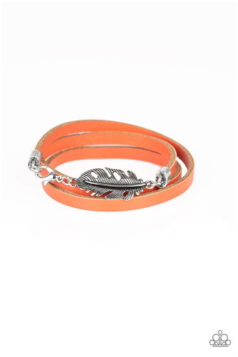 Paparazzi High Spirits Orange Bracelet