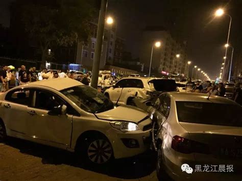 交警酒驾连撞4车 肇事者逃逸