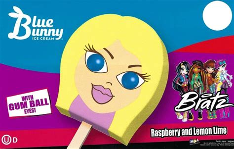 Blue Bunny Bratz Ice Cream Bar Super Star Ice Cream