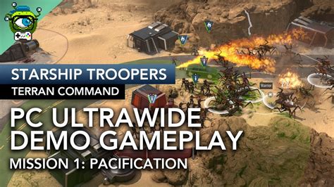 Starship Troopers Terran Command Demo Mission 1 Pacification