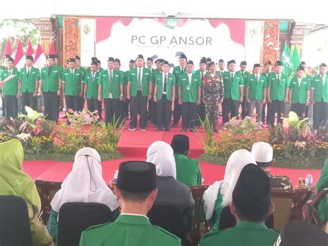 Gus Barra Dilantik Sebagai Ketua Gp Ansor Kabupaten Mojokerto Masa