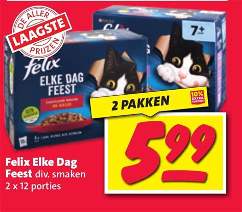 Felix Elke Dag Feest X Porties Aanbieding Bij Nettorama