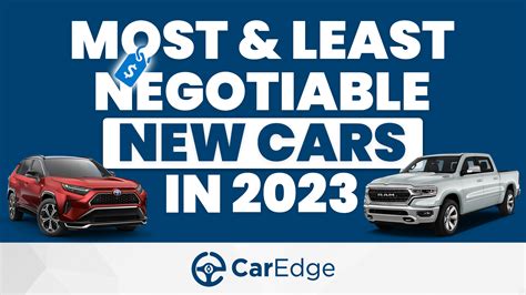 The Most and Least Negotiable New Cars in 2023 - CarEdge