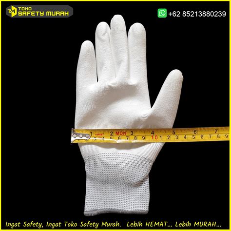 Sarung Tangan Safety Palmfit ANTI STATIS Karet PU Palm Coated Glove