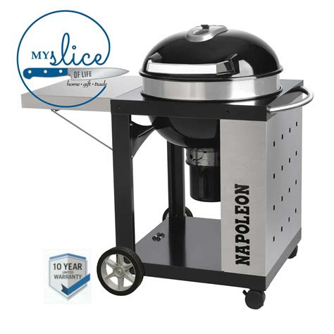 Napoleon Grills 57cm Rodeo PRO Charcoal Kettle Grill With Cart My