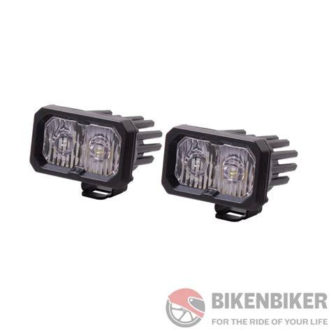 Stage Series 2 White Sport Backlit Led Pod Pair Diode Dynamics Bikenbiker Chennai