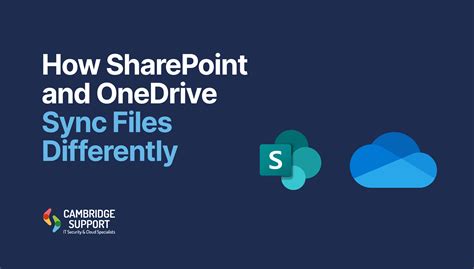 How Sharepoint And Onedrive Sync Files Differently Cambridge Support