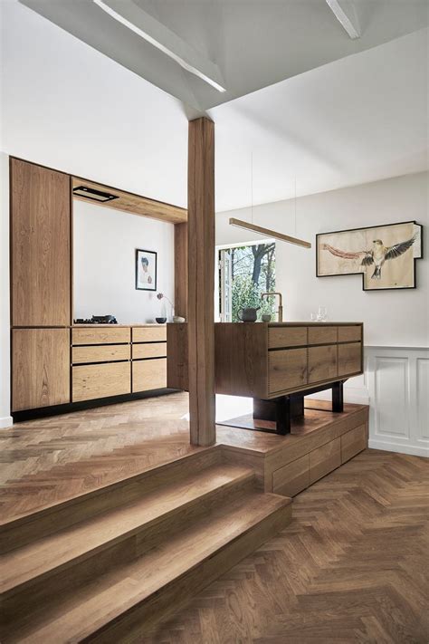 Bespoke Wood Kitchen Made With Dinesen Heartoak Kitchen Models