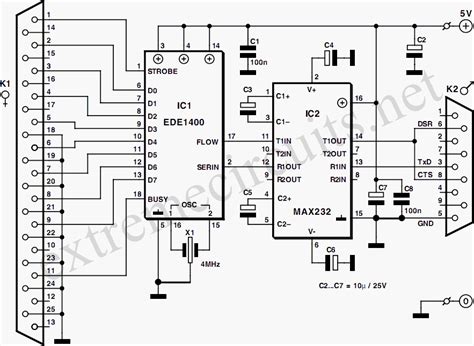 Usb To Serial Port Converter Circuit Diagram Circuit Diagram