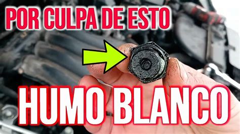 Humo Blanco En El Escape Esta Es La Raz N Youtube