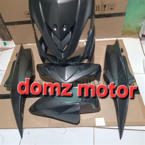 Jual Cover Full Body Halus Yamaha Mio Soul Karbu Lama Warna Abu Abu