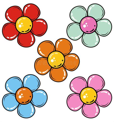 Conjunto De Flores Ilustraci N Del Vector Ilustraci N De Planta